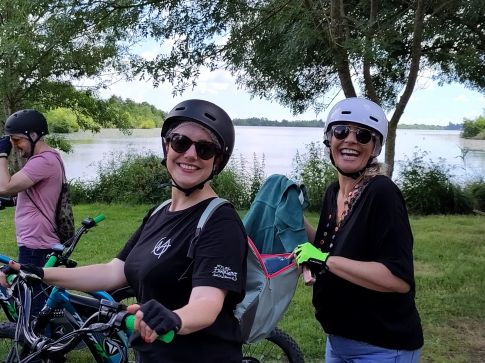 Balade en trottinette tout terrain le long du canal de Nantes à Brest