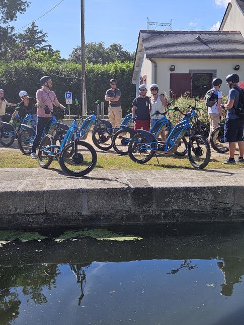 Randonnée trottinette tout terrain au bord de l'eau près de Nantes